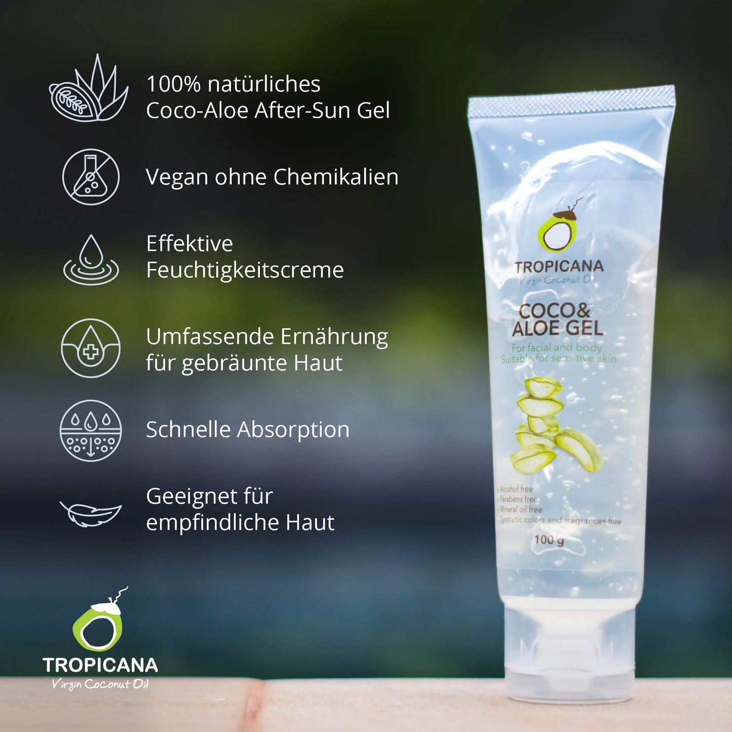 Tropicana Coco & Aloe Vera Gel  100g
