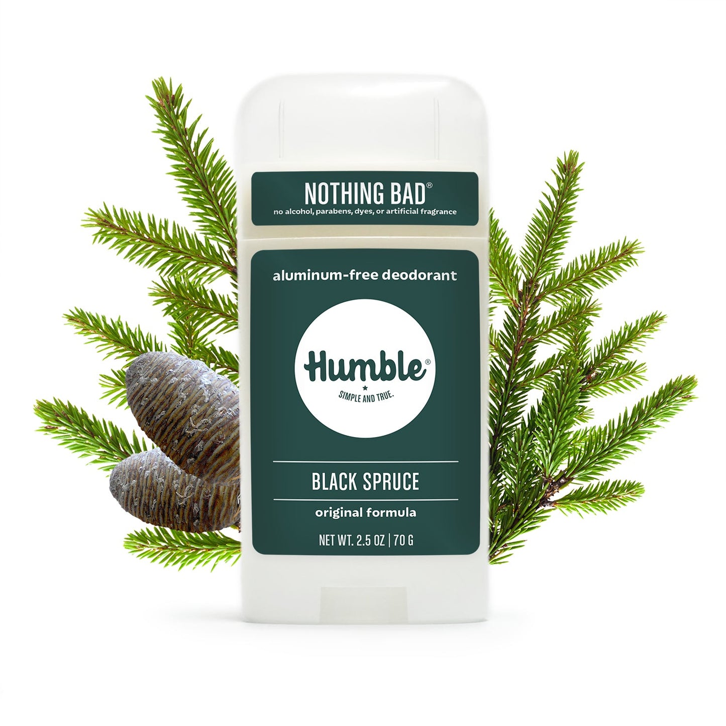 Humble Black Spruce Aluminum Free Deodorant 70 g