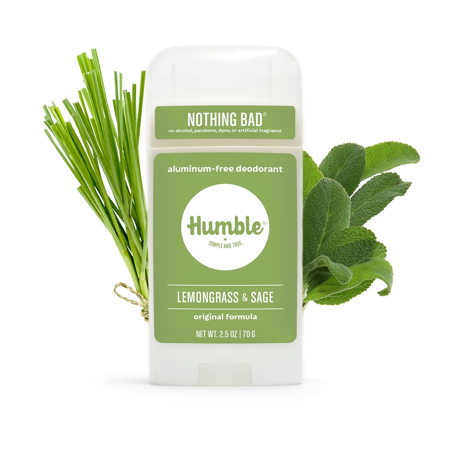 Humble Lemongrass & Sage Aluminum Free Deodorant 70g