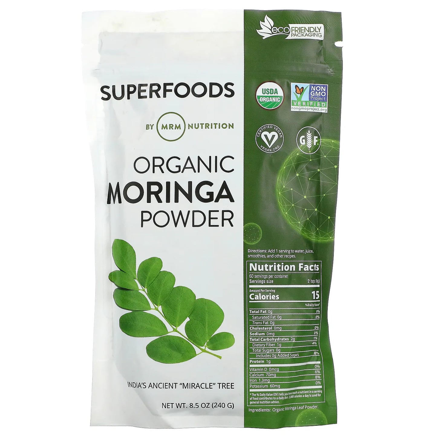 Superfoods by MRM Organic Moringa Powder 240g