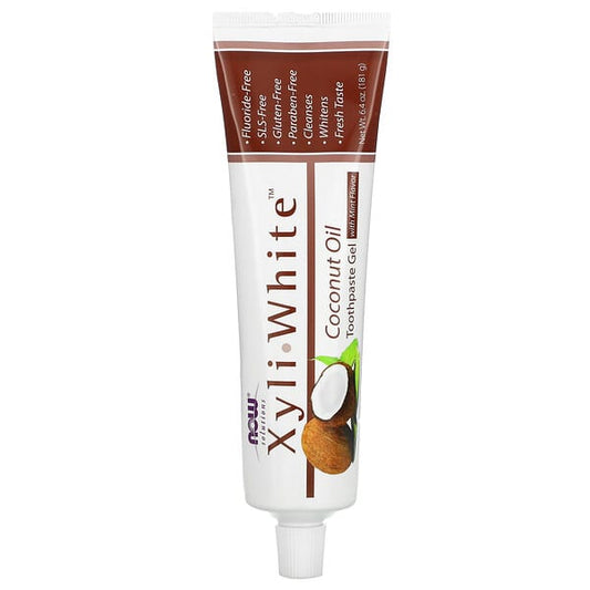 NOW Solutions Xyliwhite Coconut Oil Toothpaste Gel with mint 181 G