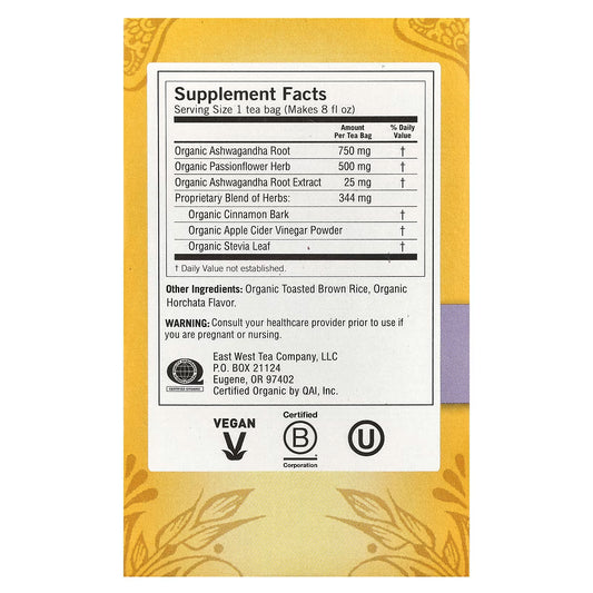 Yogi Tea Stress + Sleep Cinnamon Horchata Supports Stress Response and Restful Sleep 16 tea bags