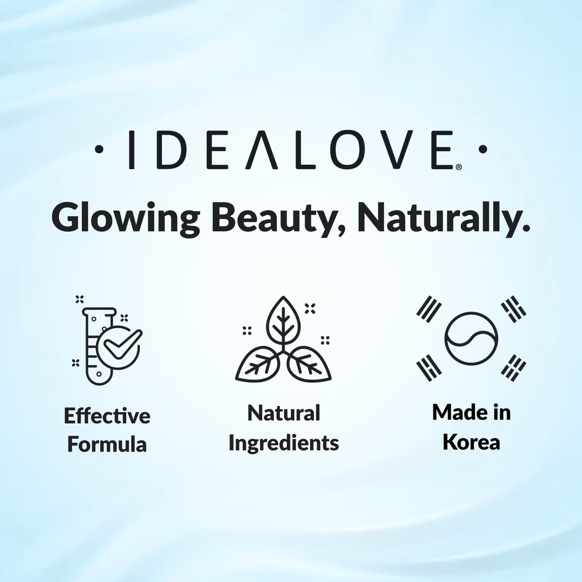 Idealove Where the Glowing Gets Smooth, Vitamin C + HA Serum 30 ml
