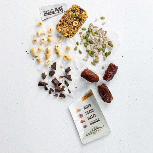 Nothing Silly Hazelnut Dark Chocolate 40g