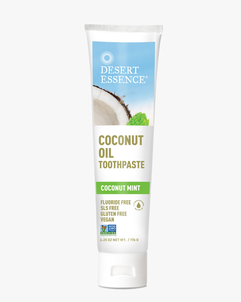 DESERT ESSENCE  COCONUT OIL TOOTHPASTE COCONUT MINT 176 G