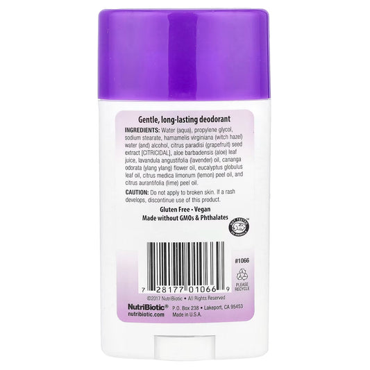 NutriBiotic Lavender with Grapefruit Seed Extract and Aloe 75g