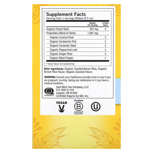 Yogi Tea Stomach Ease Supports Healthy Digestion 16 Tea bags