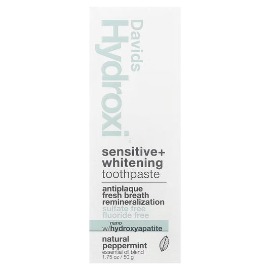Davids Premium Toothpaste Sensitive Whitening Nano-Hydroxyapatite / Peppermint 50g