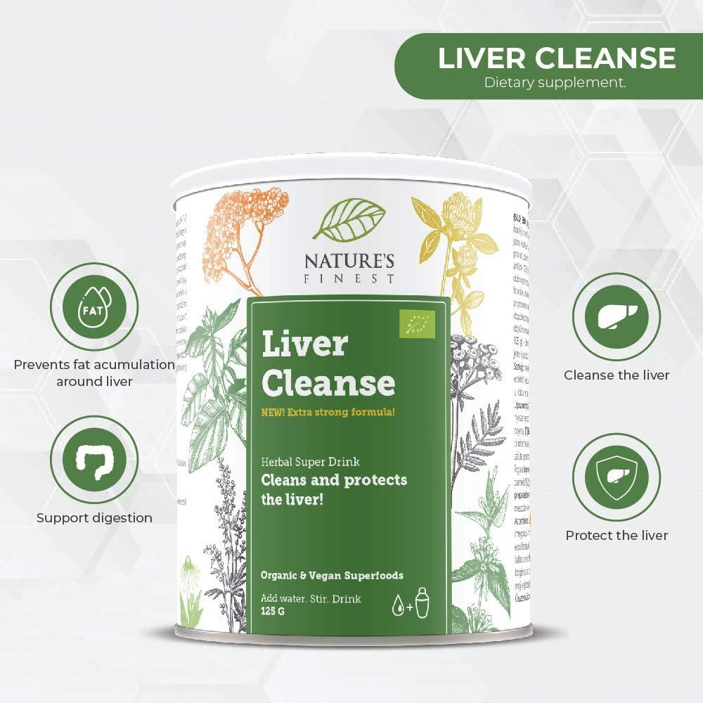 Nature's Finest Bio Liver Cleanse - Milk thistle and artichoke cleans and protects the liver 125g