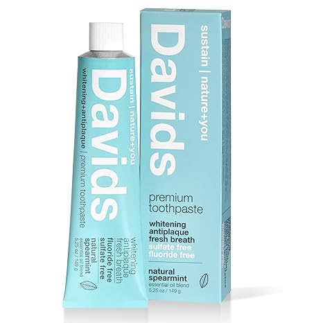 Davids Premium Whitening + Anti-plaque Toothpaste / Spearmint 149g