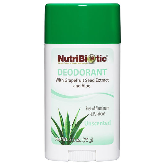 NutriBiotic Unscented with Grapefruit Seed Extract and Aloe 75g