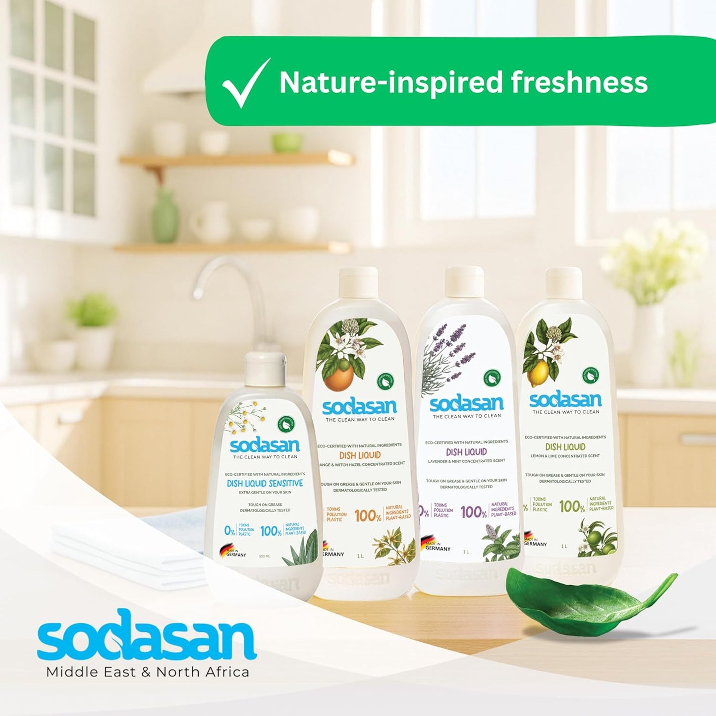 Sodasan 100% Natural Dish Liquid Sensitive 500g