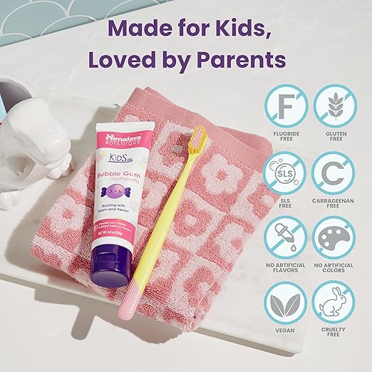 Himalaya Botanique Bubble Gum Kids Toothpaste 113G