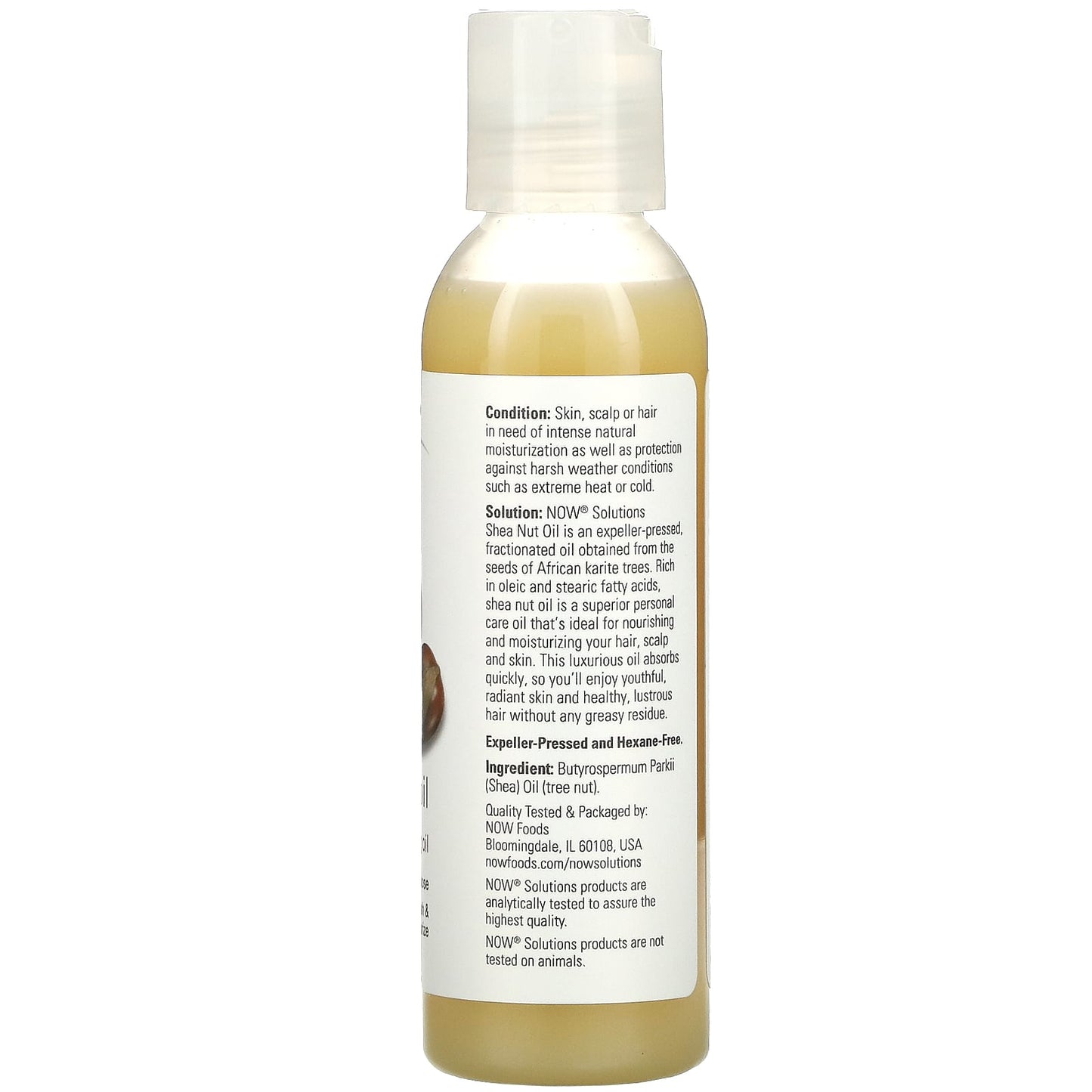 Now Solutions Shea Nut Oil Moisturizing Oil 118 ml