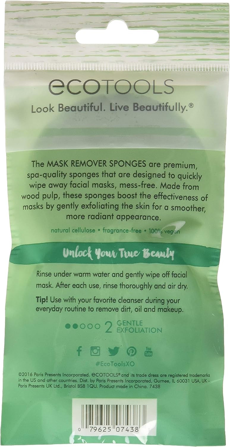 ECOTOOLS Mask Remover Sponges 2 pieces.