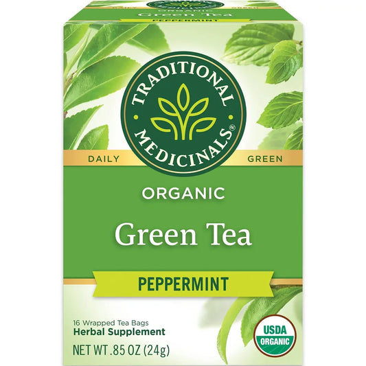 Traditional Medicinals Organic Green Tea Peppermint 24G