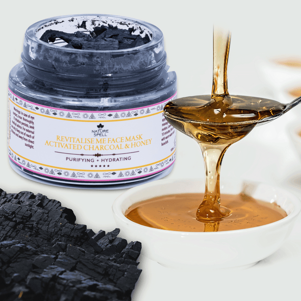 Nature Spell Revitalize Me Activated Charcoal & Honey Purifying Face Mask 100ML