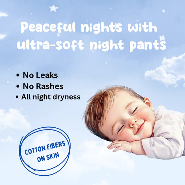 Bloomies Night Pants Size 6 - 32 pcs Cotton Soft