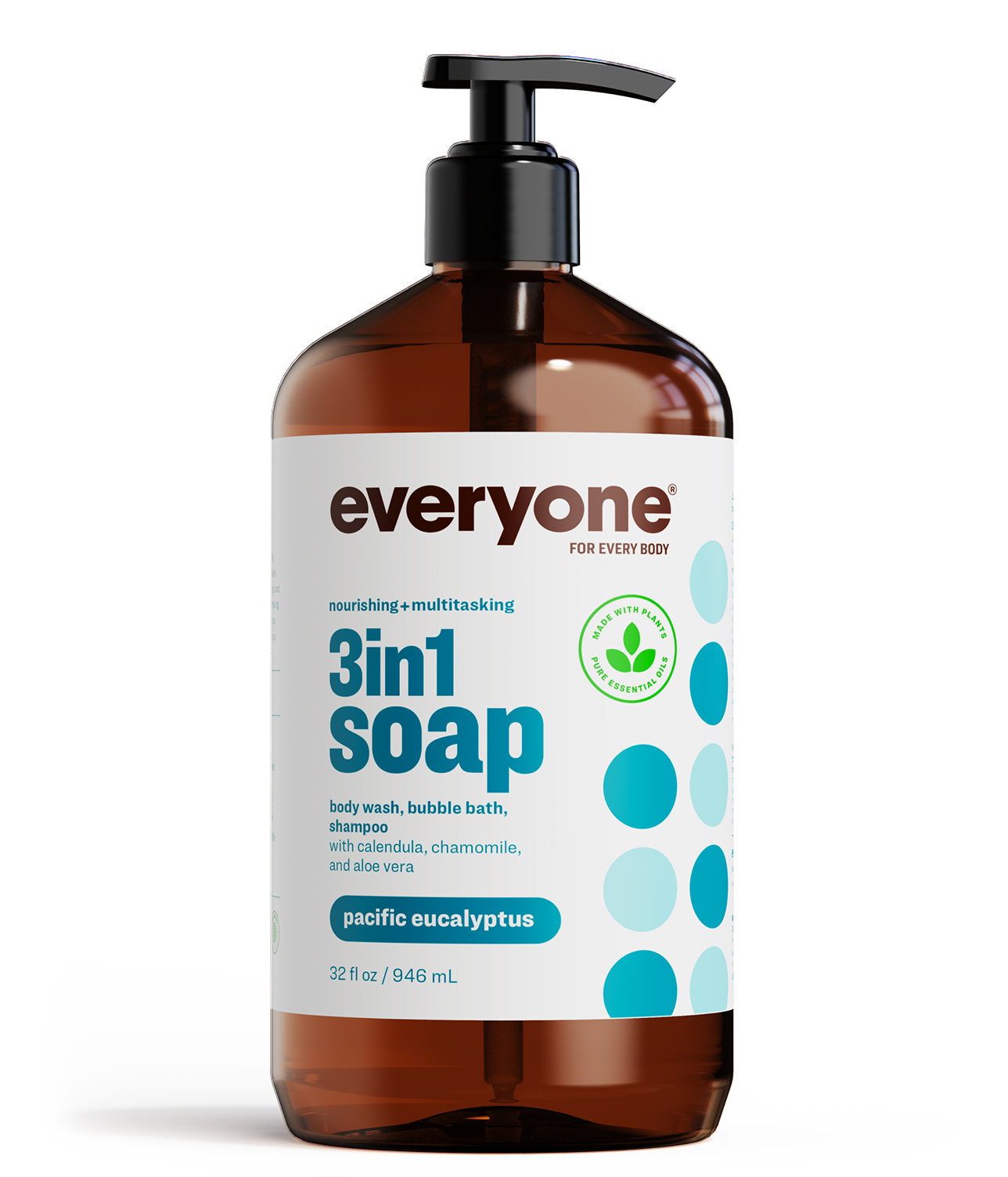 Everyone 3 In 1 Kids Soap Pacific Eucalyptus (946ML)