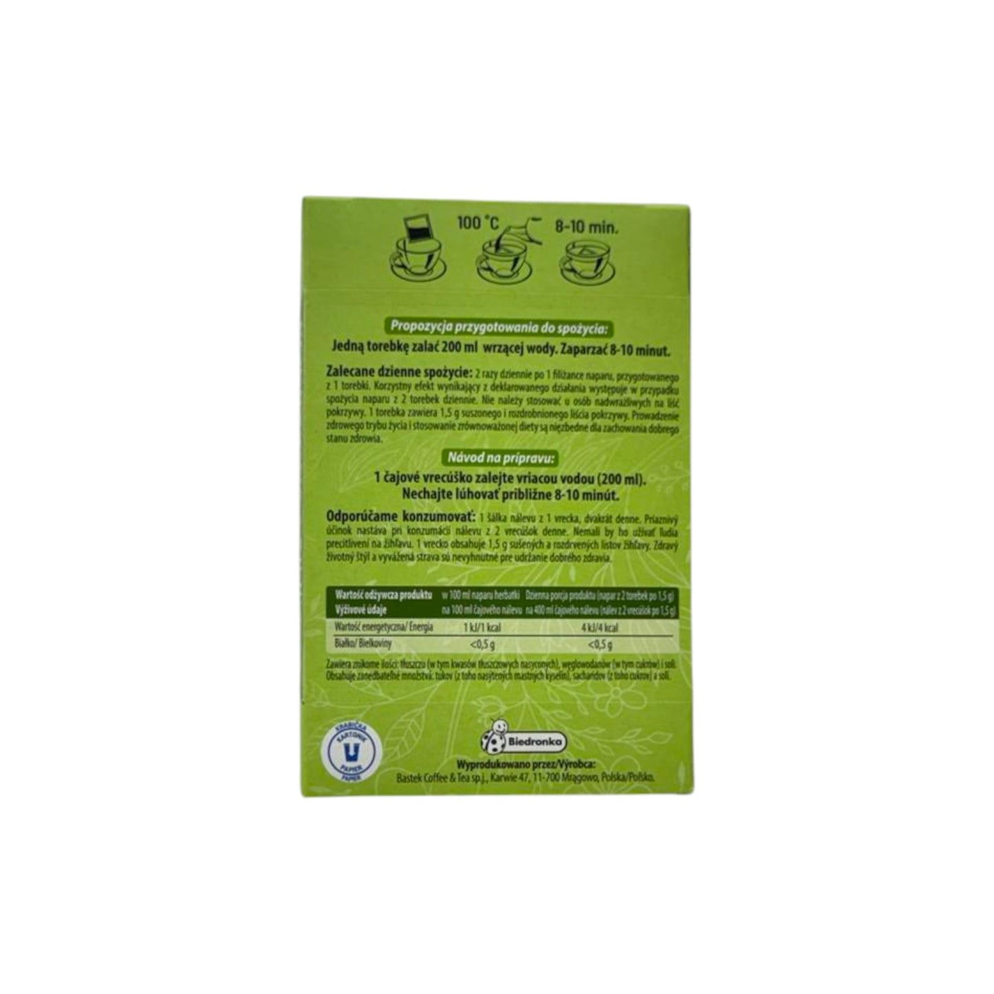 Herbarium Nettle Tea 20 pcs