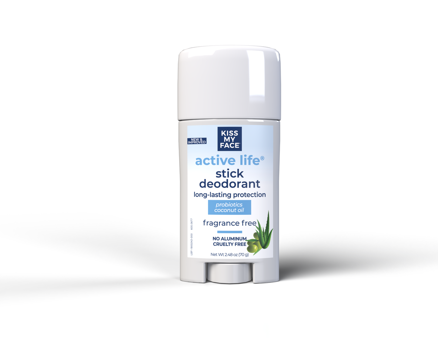 Kiss My Face Active Life Stick Fragrance Free Deodorant 70g