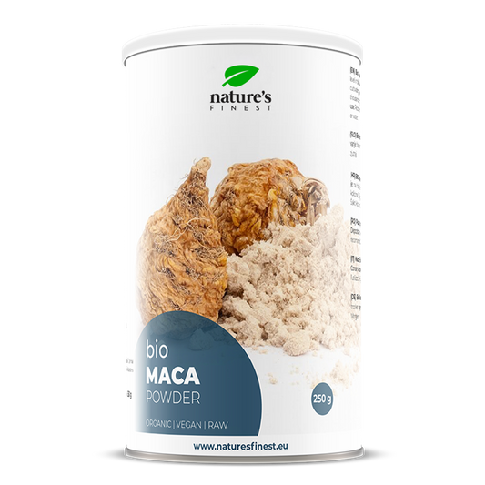 Nature's Finest Bio Maca Powder organic vegan raw 250g