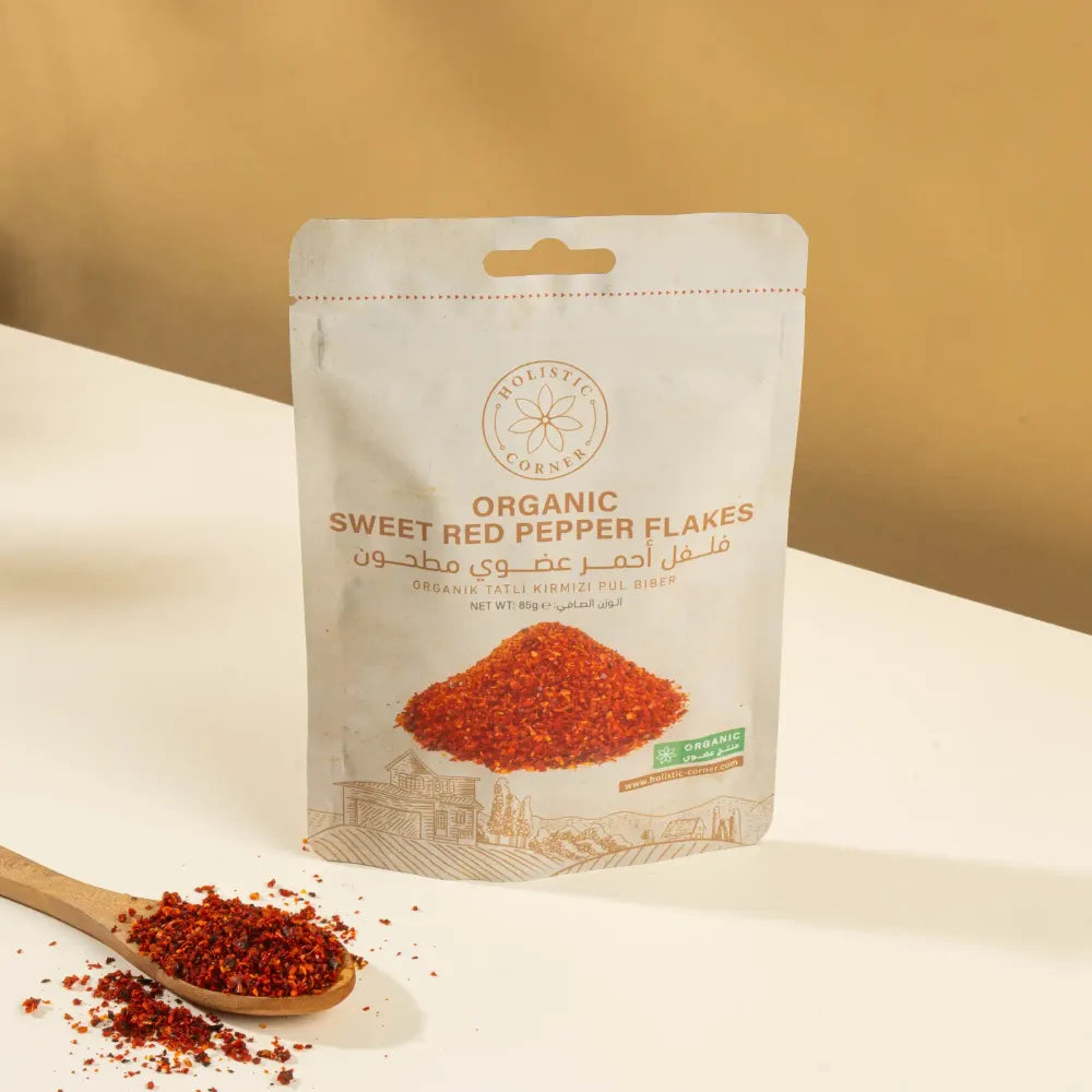 Holistic Corner Organic Sweet Red Pepper Flakes 85g