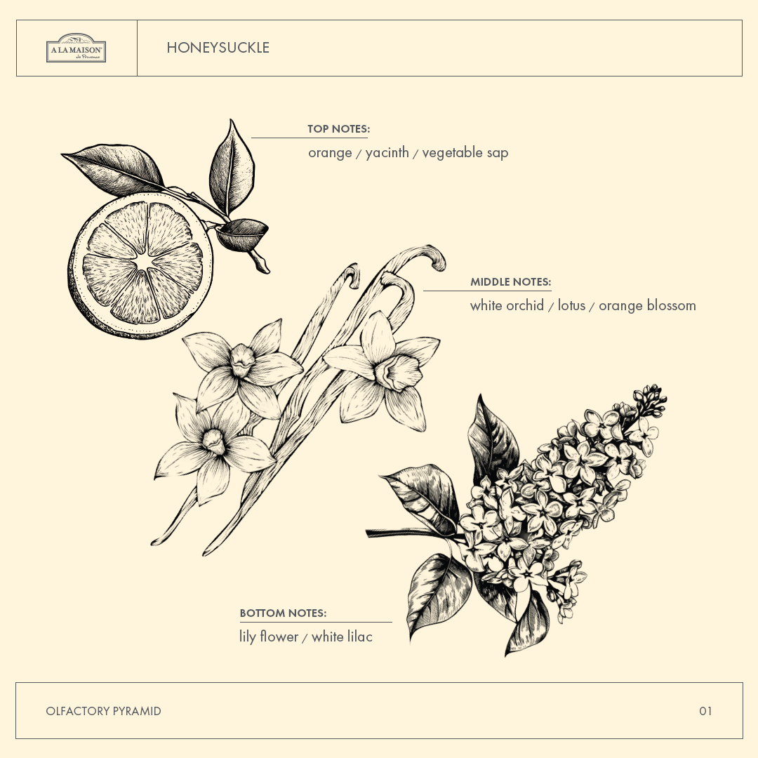 A La Maison Honeysuckle Deodorant 70 g