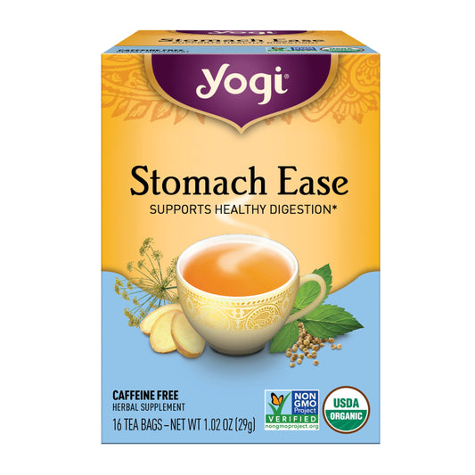 Yogi Tea Stomach Ease Supports Healthy Digestion 16 Tea bags