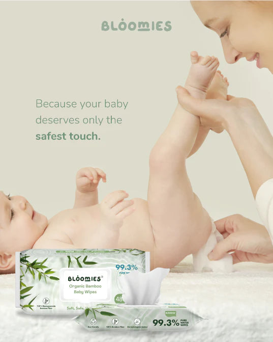 Bloomies Bamboo Baby Wipes 48pcs
