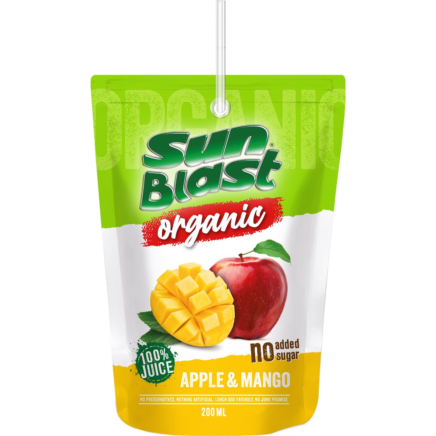 Sun Blast Organic Apple & Mango Juice 200ml