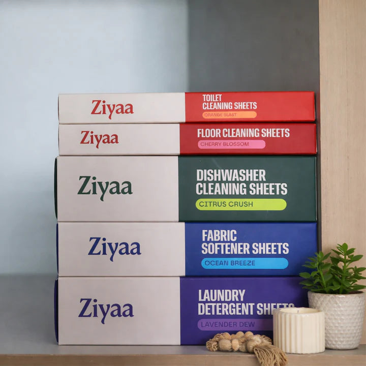 Ziyaa Floor Cleaning Sheets (Cherry Blossom) - 15pcs 30 Washes