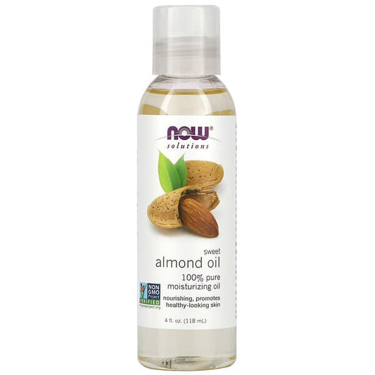 Now Solutions Sweet Almond Oil 100% Pure Moisturizing Oil 118 ml
