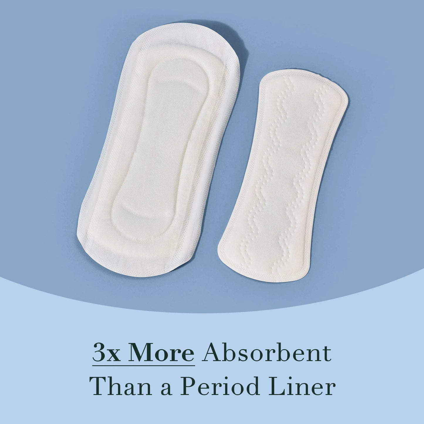 Rael Regular Organic Cotton Cover Incontinence Liners 48ct