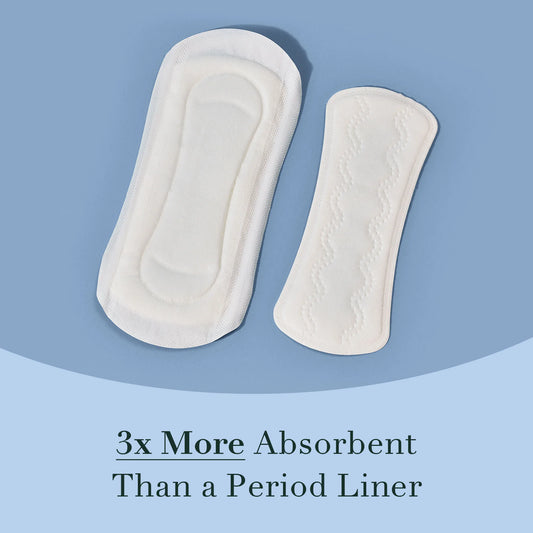 Rael Regular Organic Cotton Cover Incontinence Liners 48ct