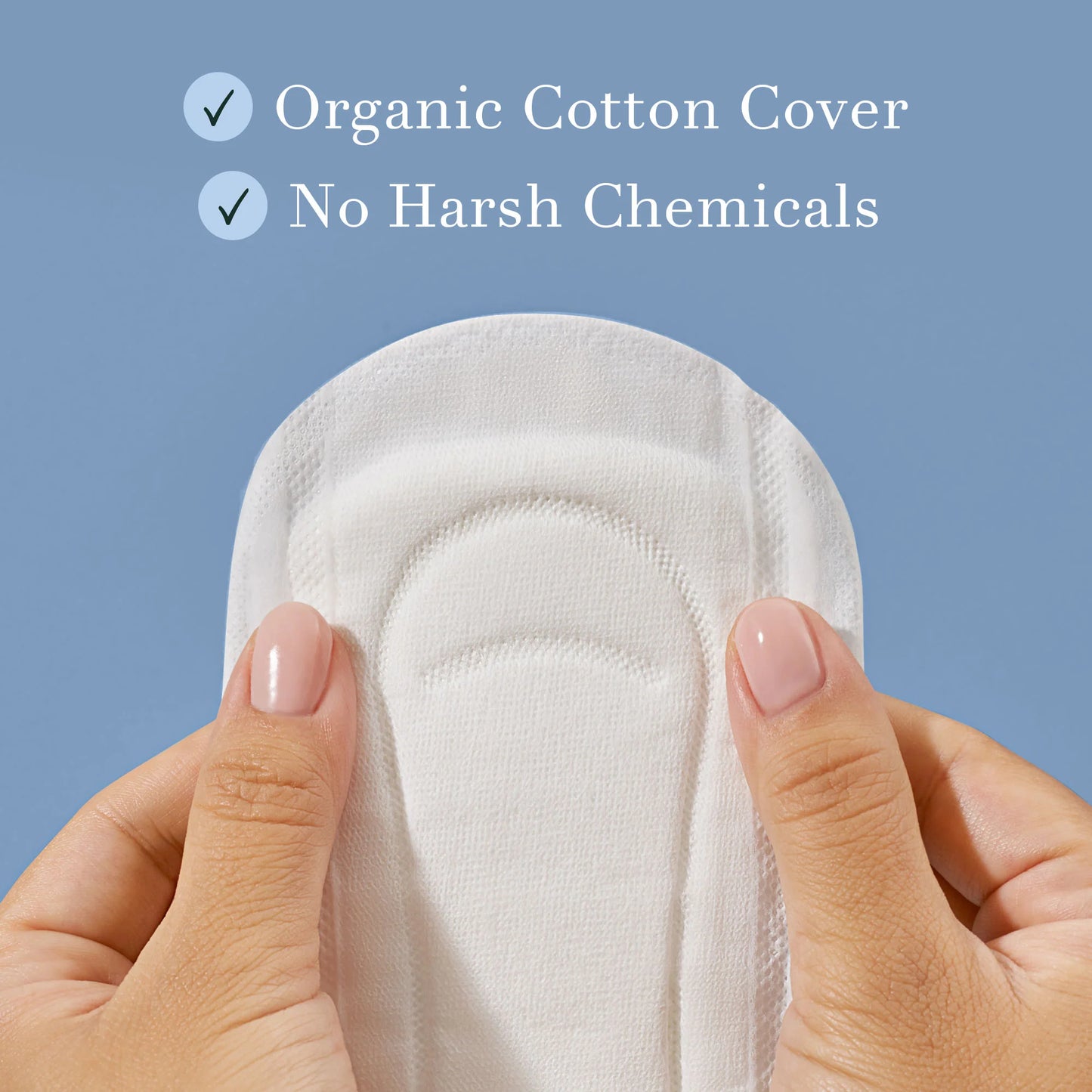 Rael Regular Organic Cotton Cover Incontinence Liners 48ct