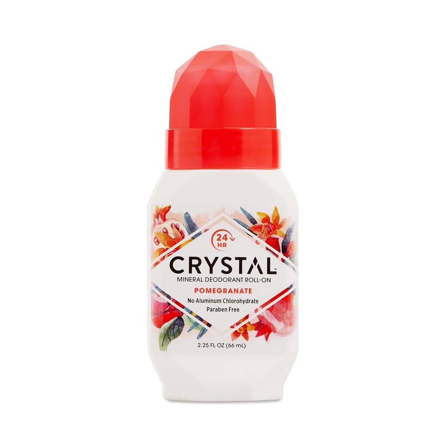 Crystal Mineral Deodorant Roll-On Pomegranate 66ml
