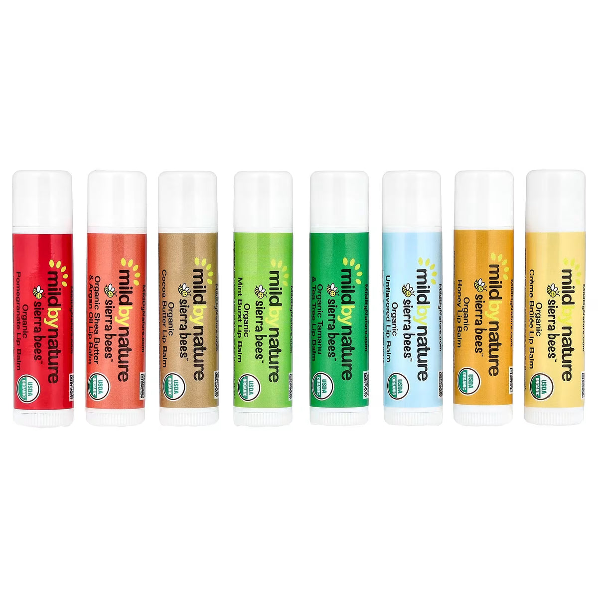 Mild By Nature Sierra Bees Organic Lip Balms 4.25g Each