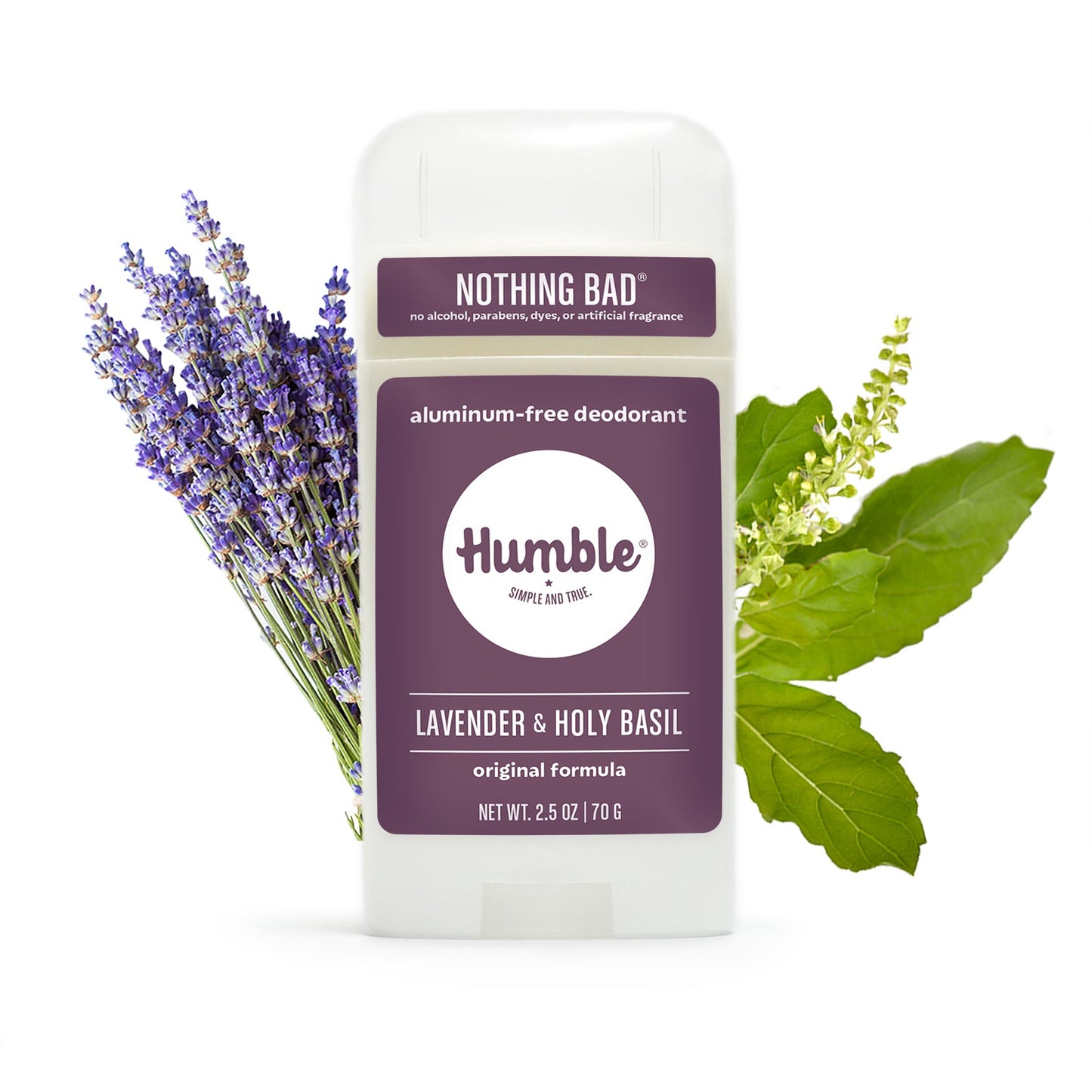 Humble Lavender & Holy Basil Aluminum Free Deodorant 70 g
