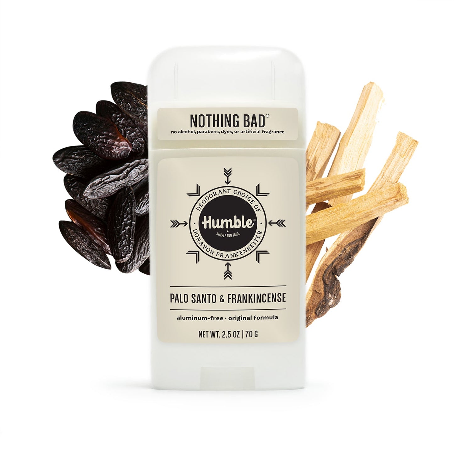 Humble Palo Santo & Frankincense Aluminum Free Deodorant 70 g