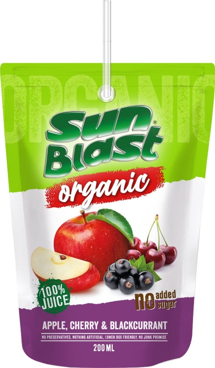 SB Organic Apple , Cherry & BlackCurrant 200ml