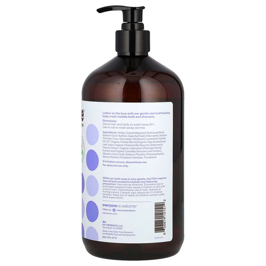 Everyone 3 In 1 Kids Soap Lavender + Aloe (946 ML)