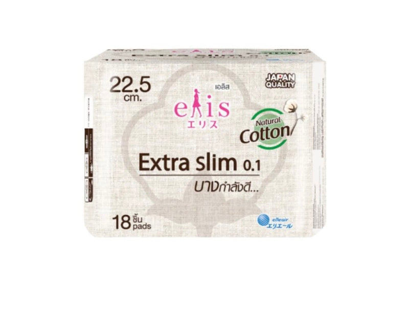 Elis Extra Slim 0.1 Cotton Plus 22.5cm 18 Pads