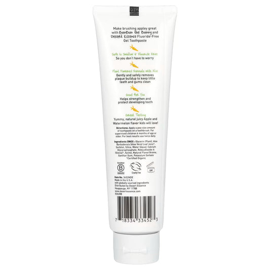 DESERT ESSENCE GREEN APPLE WATERMELON KIDS TOOTHPASTE GEL 133G