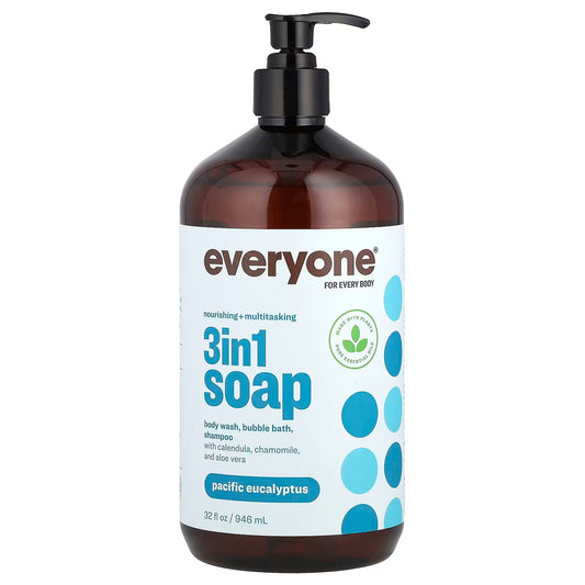 Everyone 3 In 1 Kids Soap Pacific Eucalyptus (946ML)