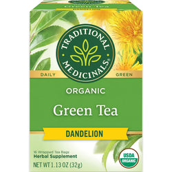 Traditional Medicinals Organic Green Tea Dandelion 32G