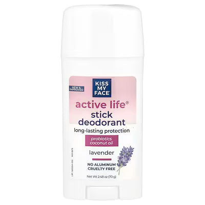 Kiss My Face Active Life Stick - Lavender Deodorant 70g
