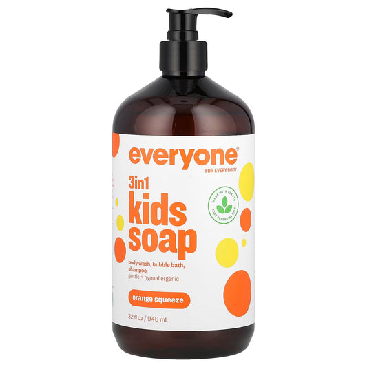 Everyone 3 In 1 Kids Soap Orange squeeze (946 ML)