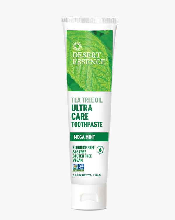 DESERT ESSENCE TEA TREE OIL ULTRA CARE TOOTHPASTE MEGA MINT 176 G