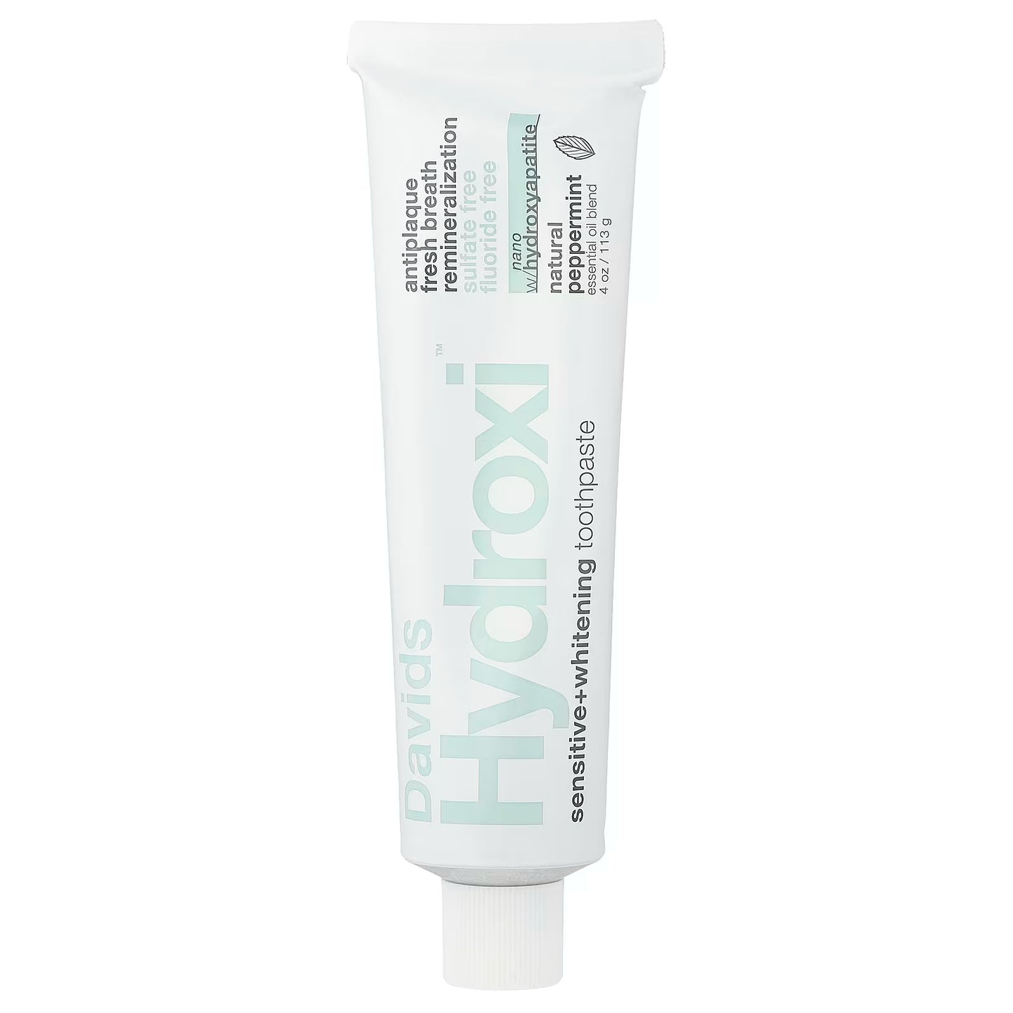 Davids Hydroxi Premium Toothpaste Sensitive Whitening Nano-hydroxyapatite Peppermint